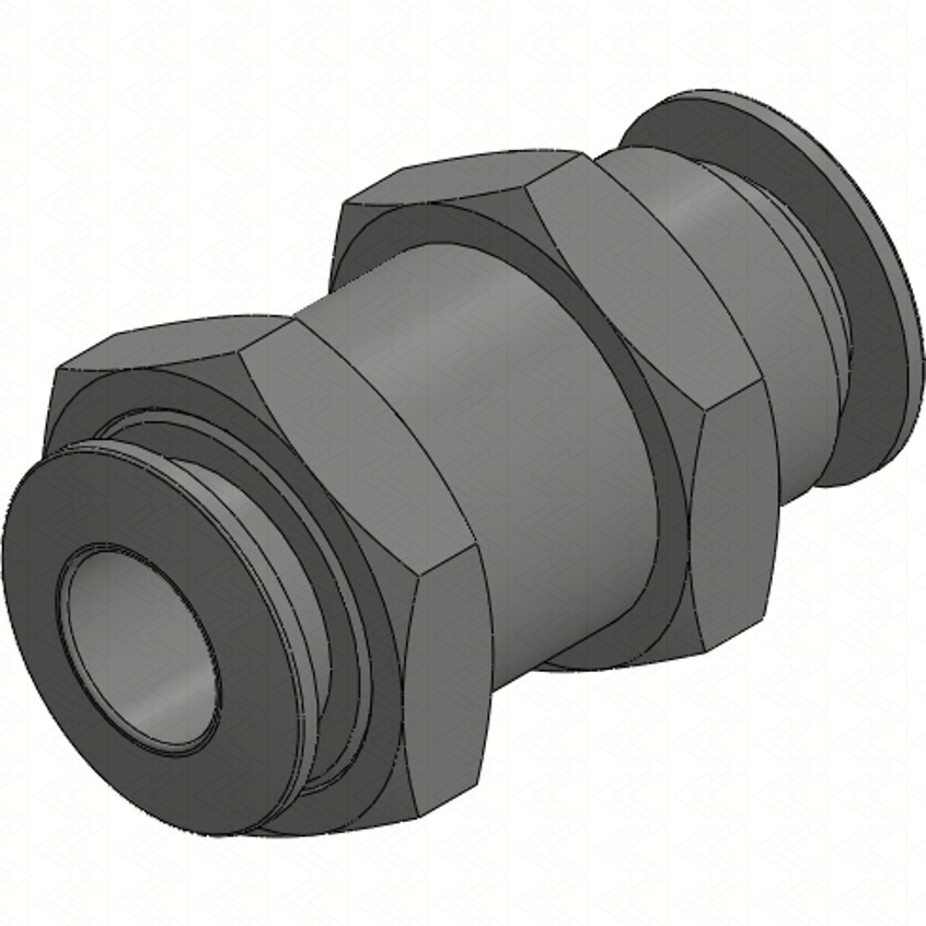 Złączka - mufa 2x10mm metal