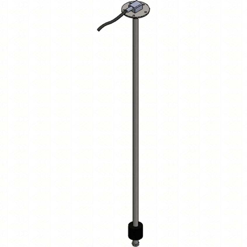 Czujnik poziomu cieczy 700mm 0-190Om