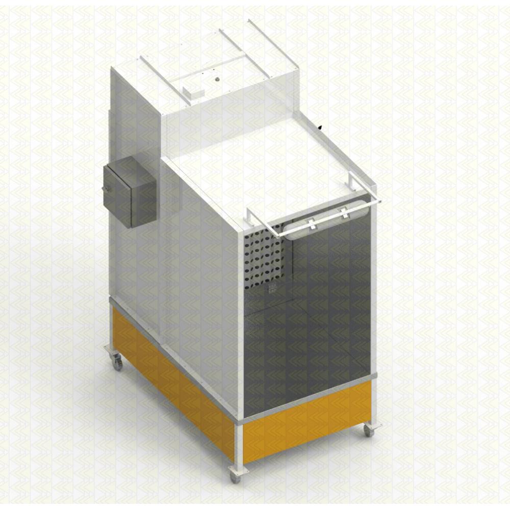 Cabine molhada KMZ-1 (até 150g/min)