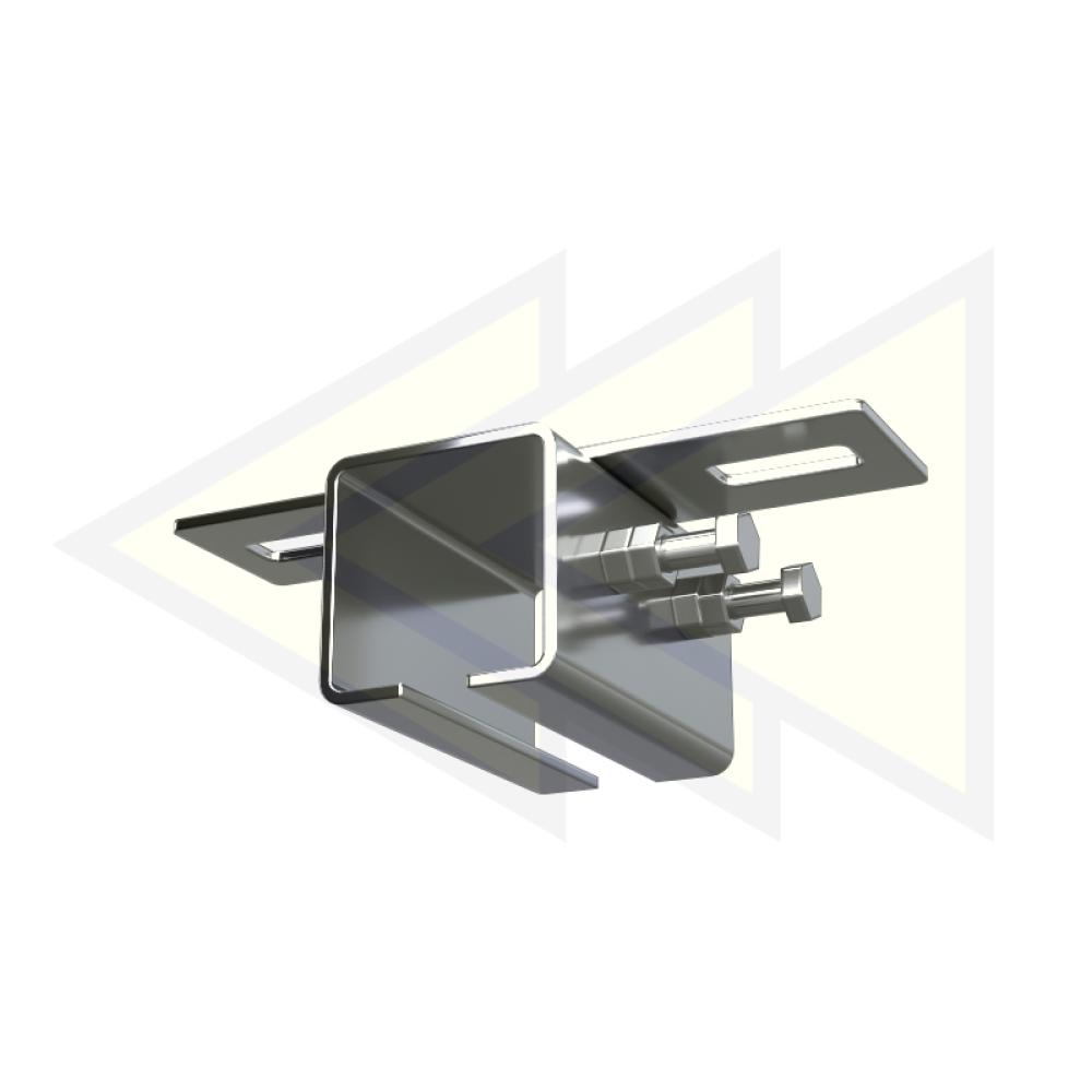 MSU4-2.1 - 00.00.00 Montaggio su guida 50x50 Zincato