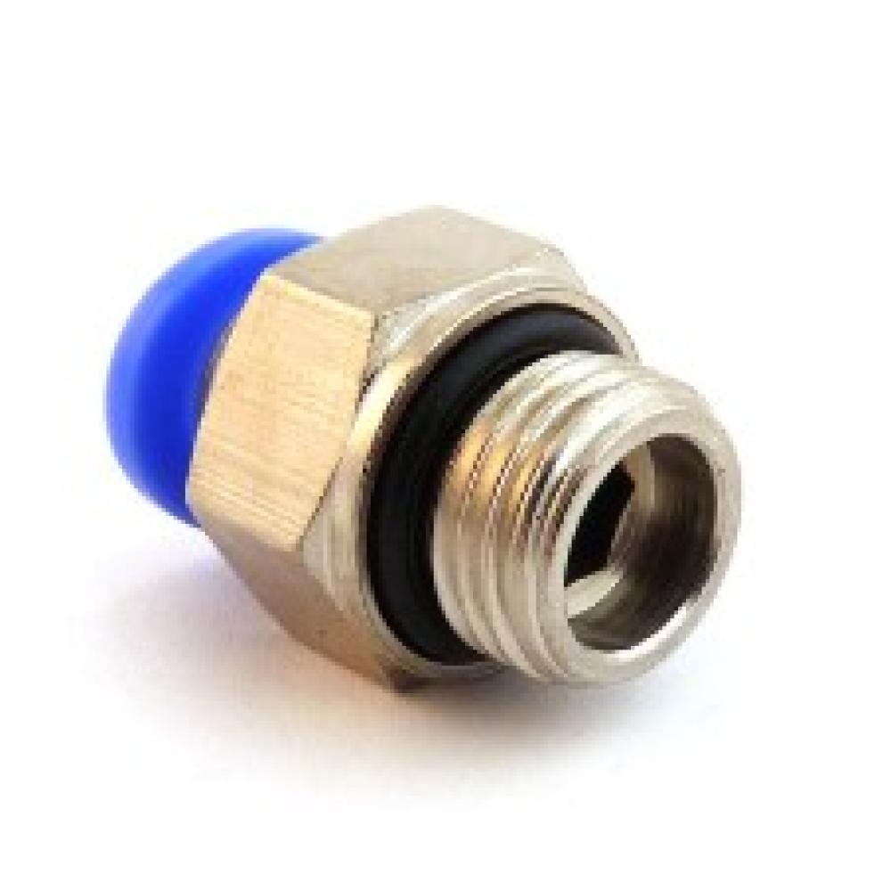 Connector aansluiten. rechte 16 mm draad 1/2Cala PC16-G04