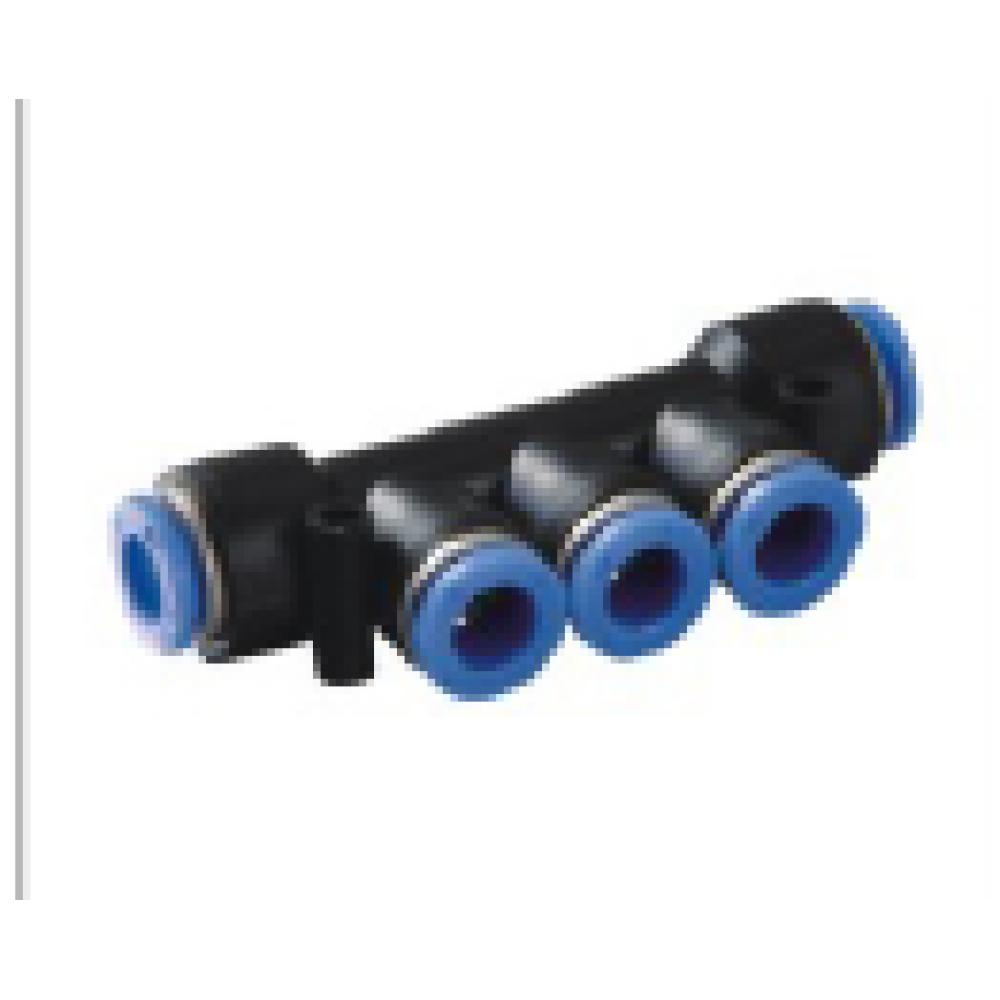Złączka wtykowa potrójna 10mm