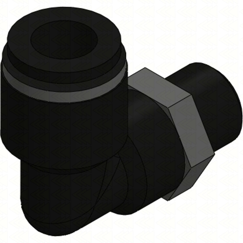 Złączka kątowa 10mm 1/4''