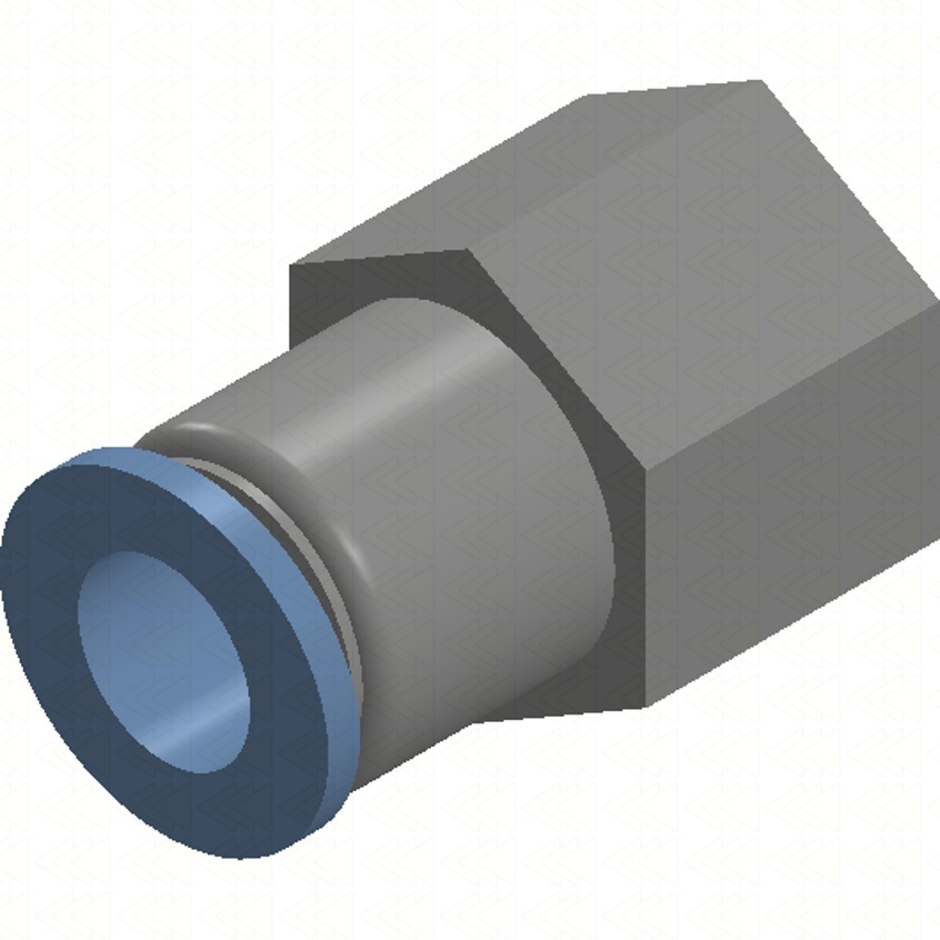 złączka ''prosta'' 8mm z gwintem wew 1/4