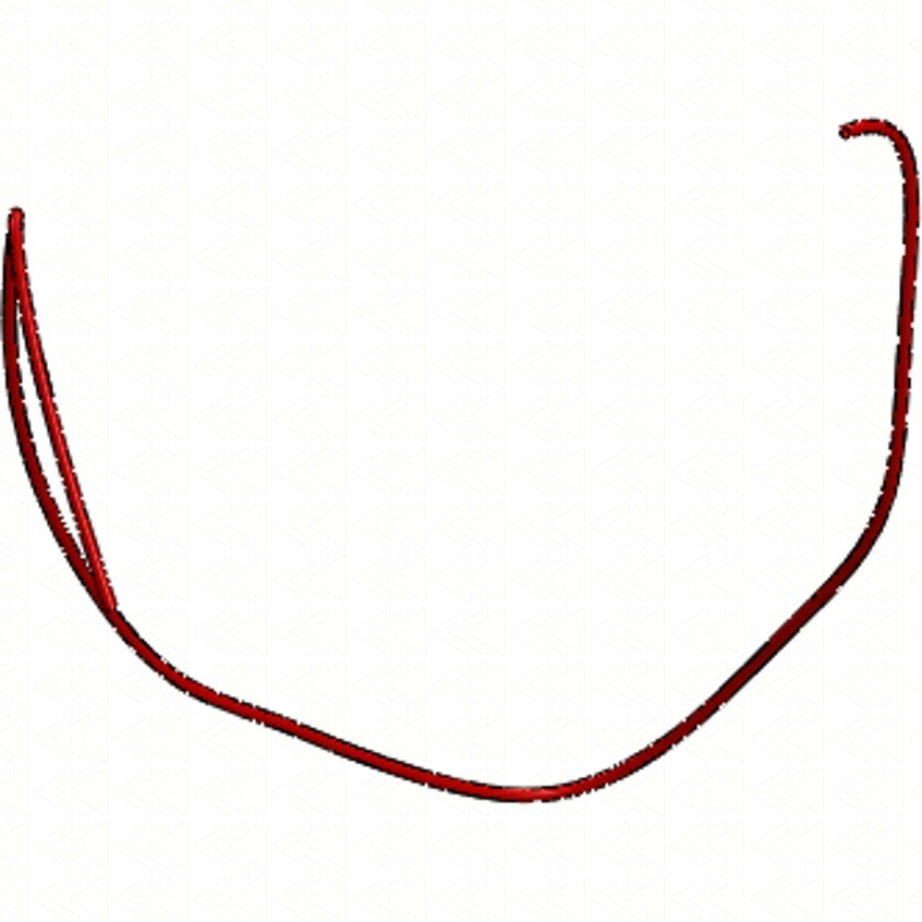 przew pneumatyczny 8x5mm - czerwony