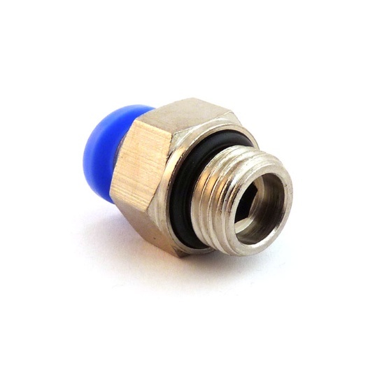 Złączka wtykowa prosta wąż 6mm, gwint M5